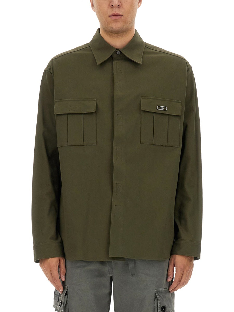 Dolce & Gabbana Men Shirt With Pockets DOLCE & GABBANA