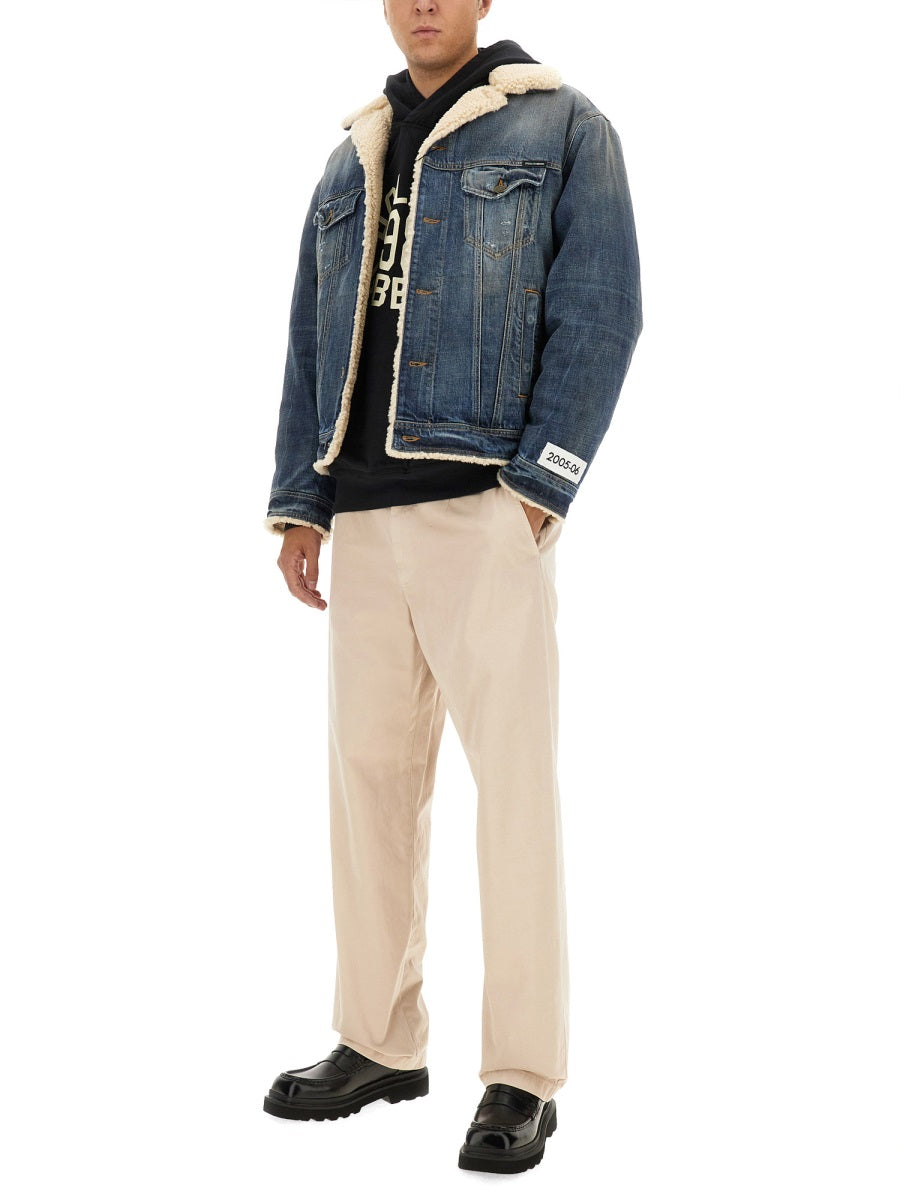 Dolce & Gabbana Men Cotton Pants DOLCE & GABBANA
