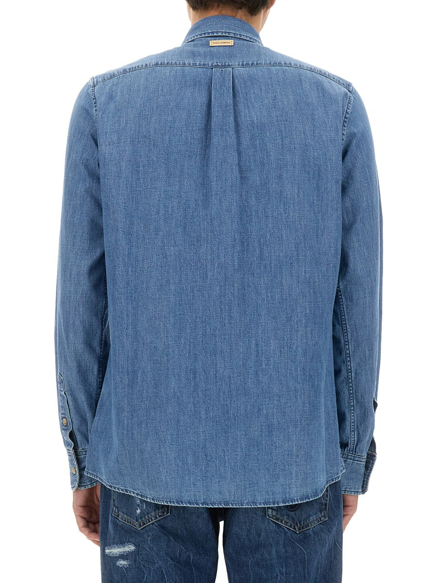 Dolce & Gabbana Men Cotton Shirt DOLCE & GABBANA