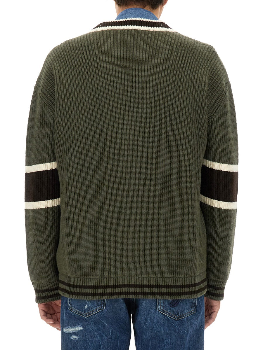 Dolce & Gabbana Men Wool Cardigan DOLCE & GABBANA