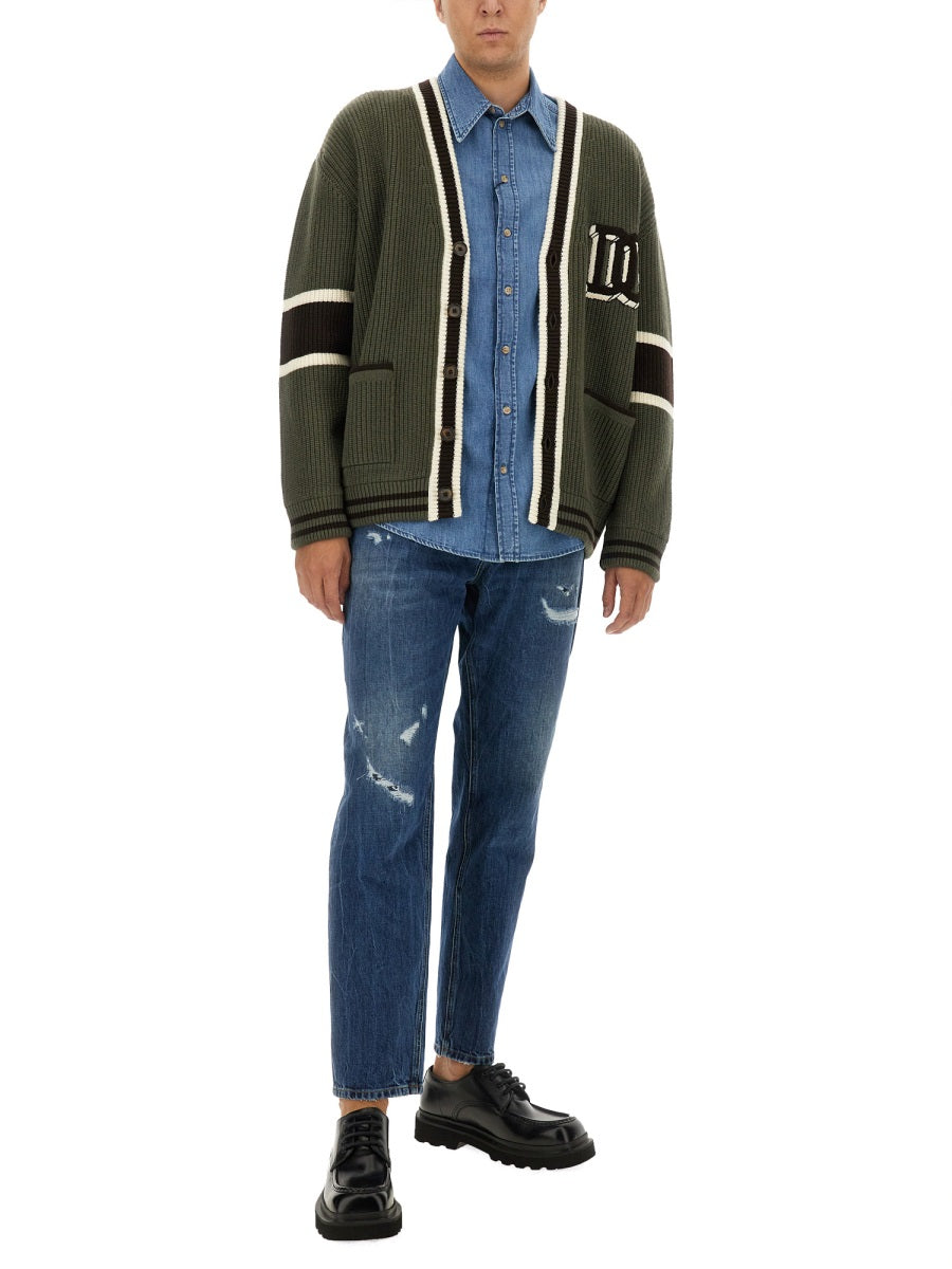 Dolce & Gabbana Men Wool Cardigan DOLCE & GABBANA