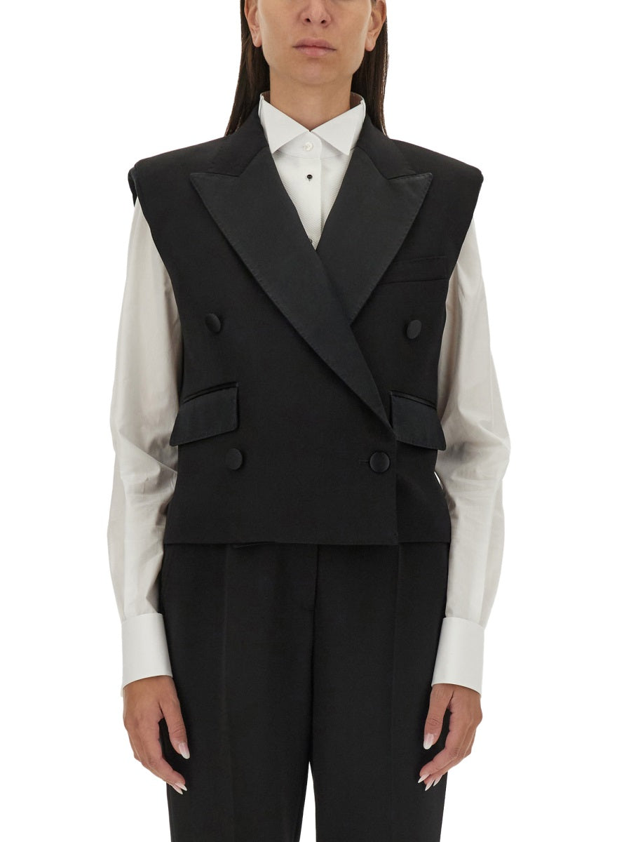 Dolce & Gabbana Women Double-Breasted Sleeveless Jacket DOLCE & GABBANA