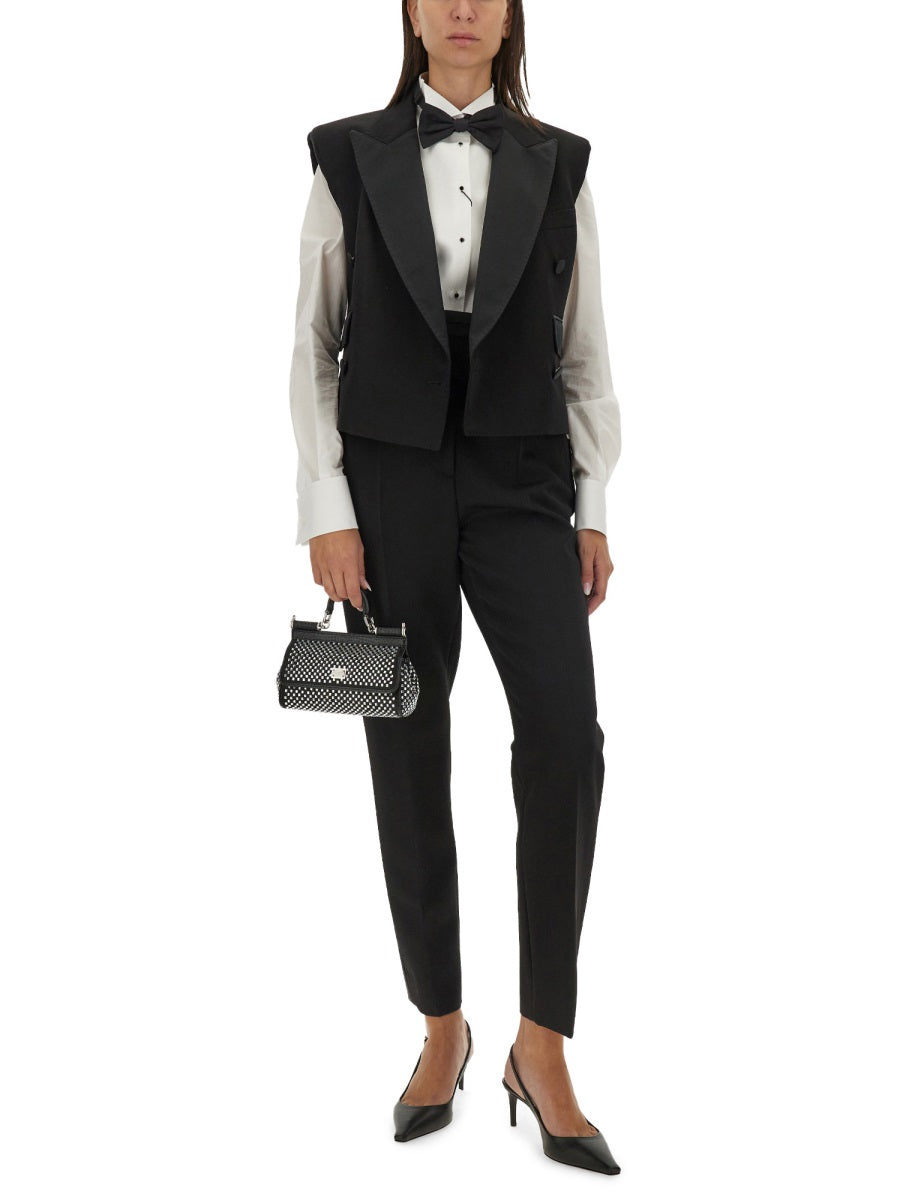 Dolce & Gabbana Women Double-Breasted Sleeveless Jacket DOLCE & GABBANA