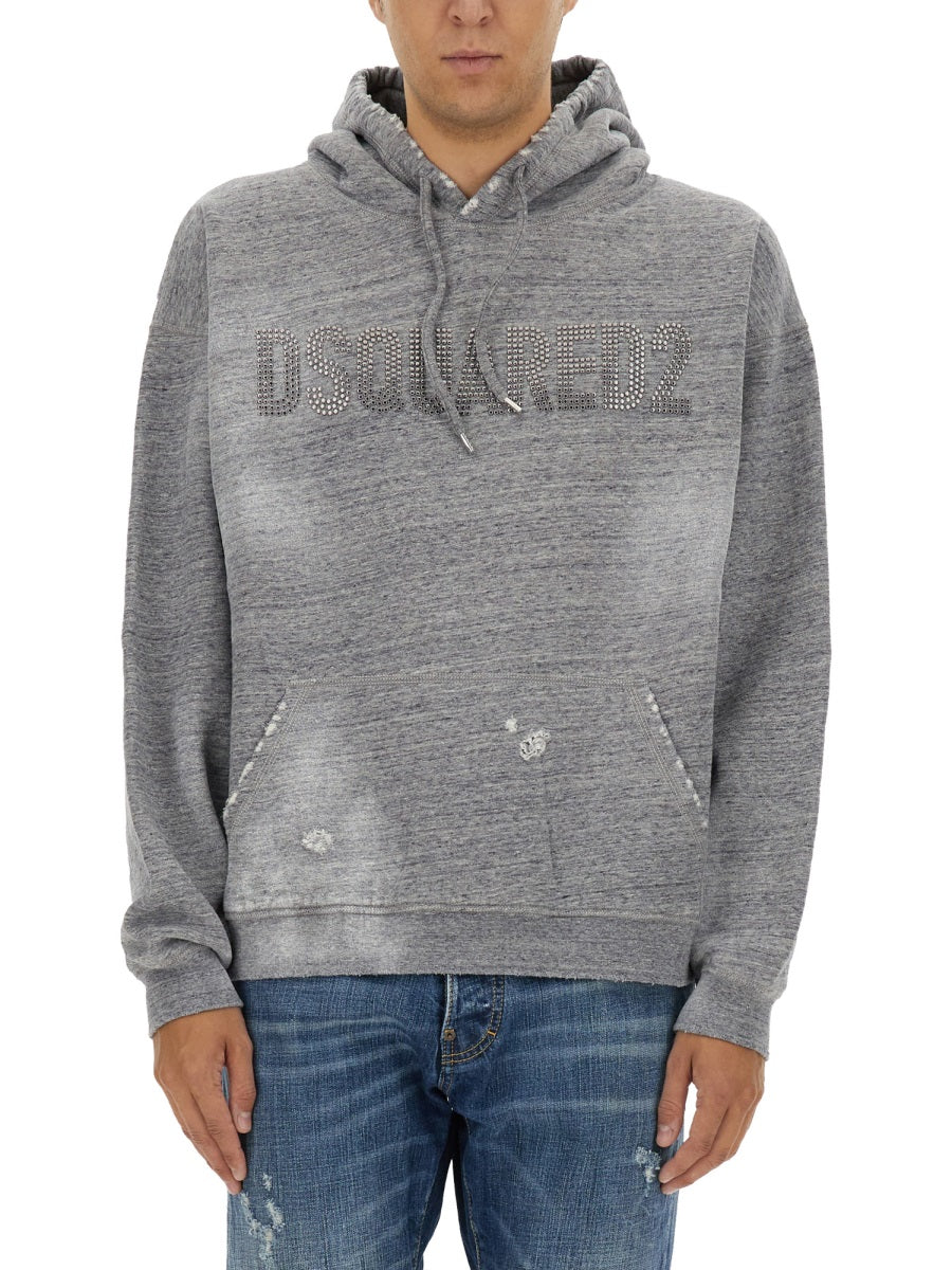Dsquared Men Sweatshirt With Logo DSQUARED2