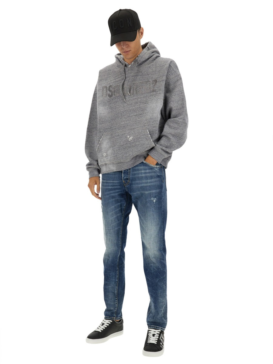 Dsquared Men Sweatshirt With Logo DSQUARED2