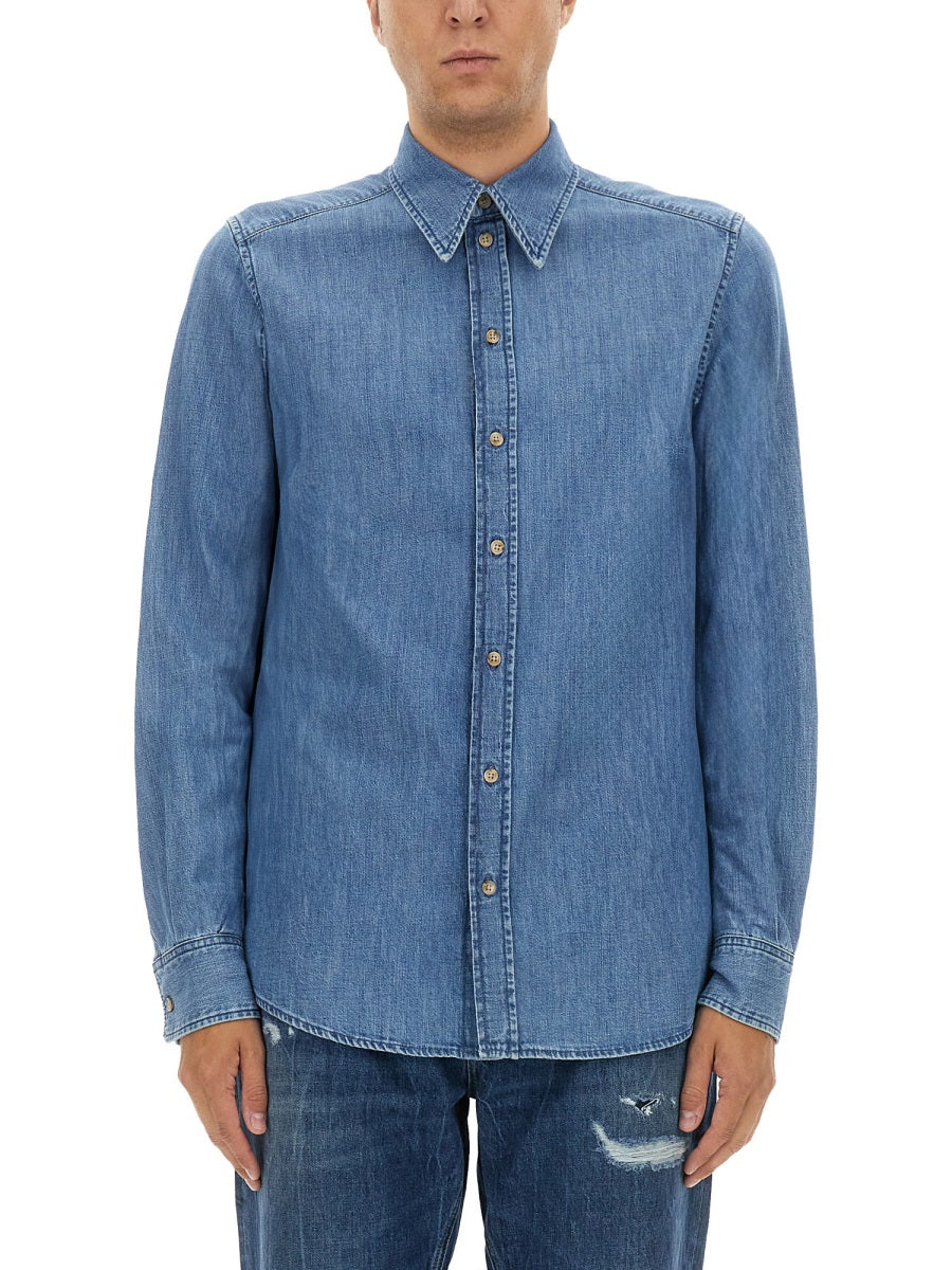 Dolce & Gabbana Men Cotton Shirt DOLCE & GABBANA