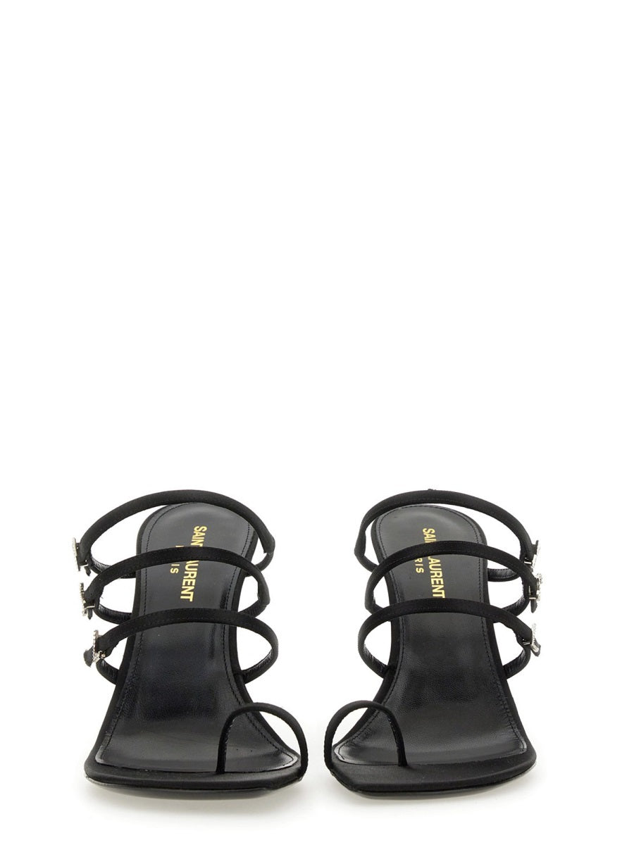 Saint Laurent Women Leather Sandal SAINT LAURENT