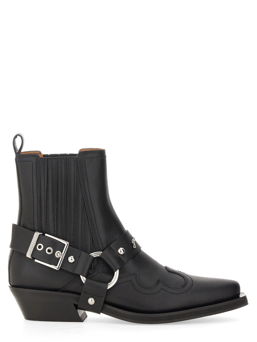 Ganni Women Chelsea Western Fitted Boot GANNI