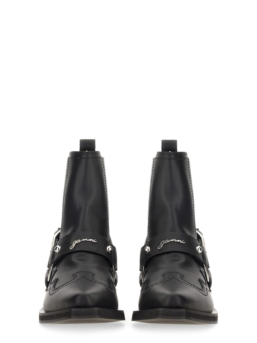 Ganni Women Chelsea Western Fitted Boot GANNI