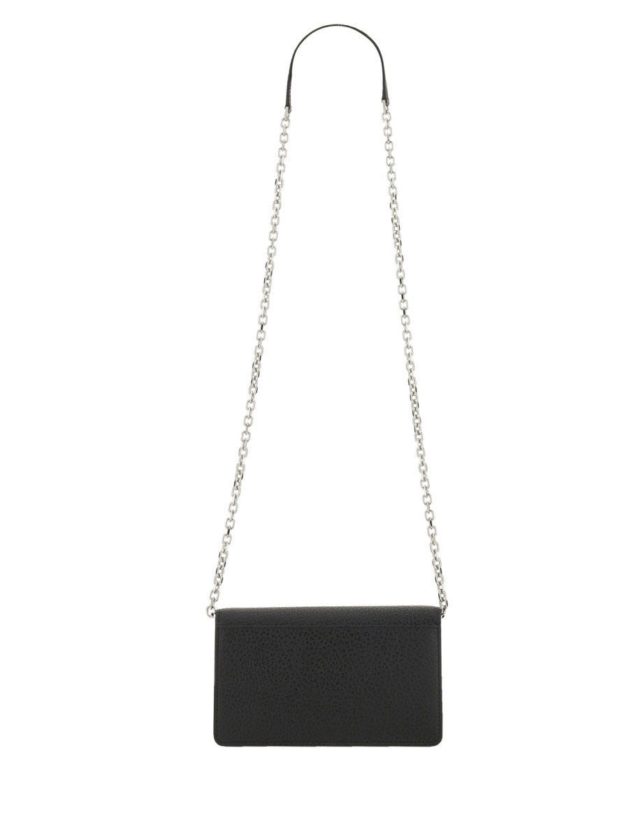 Maison Margiela Unisex Portafoglio "Four Stitches" Con Catena