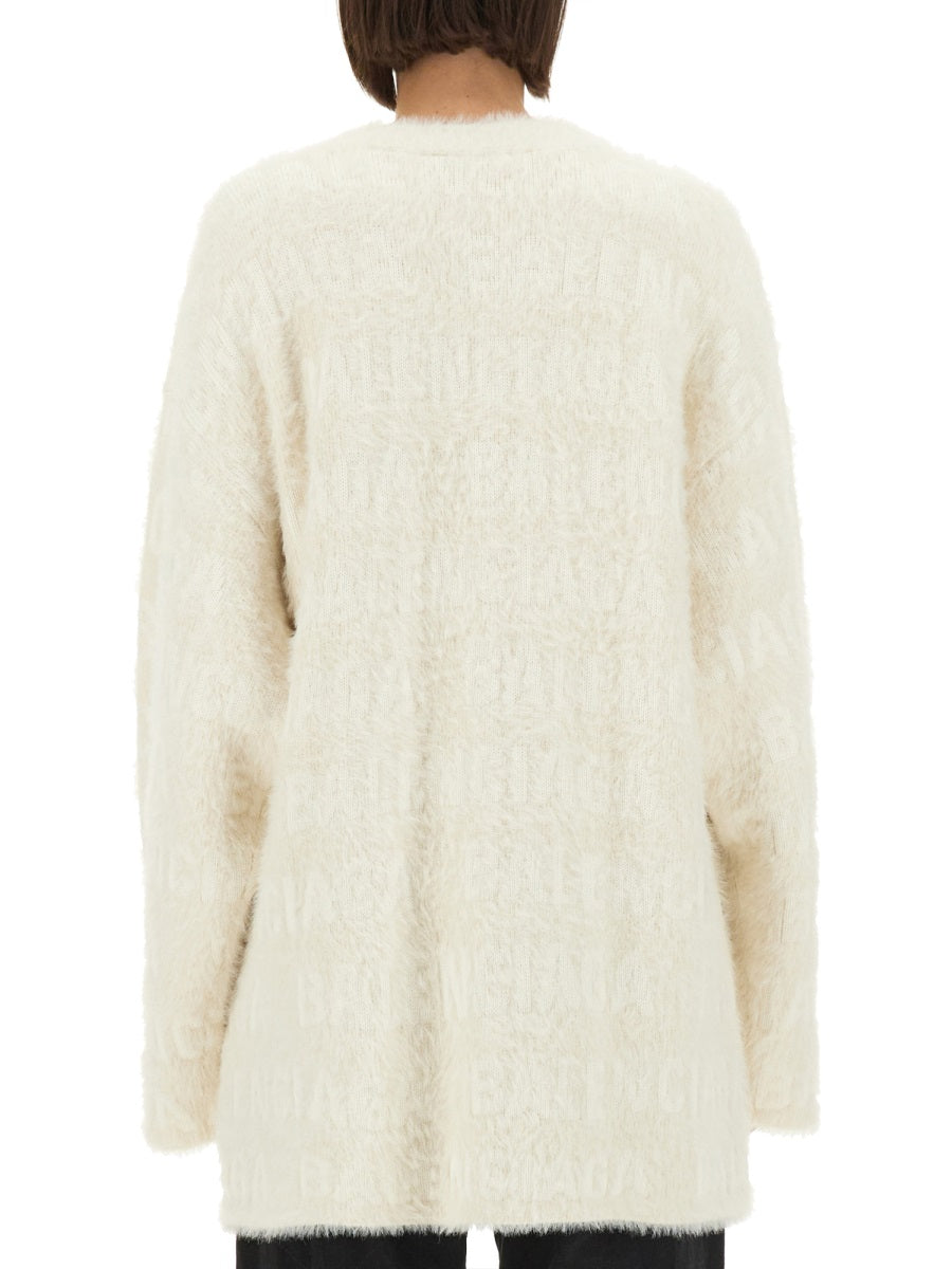 Balenciaga Women V-Neck Cardigan BALENCIAGA