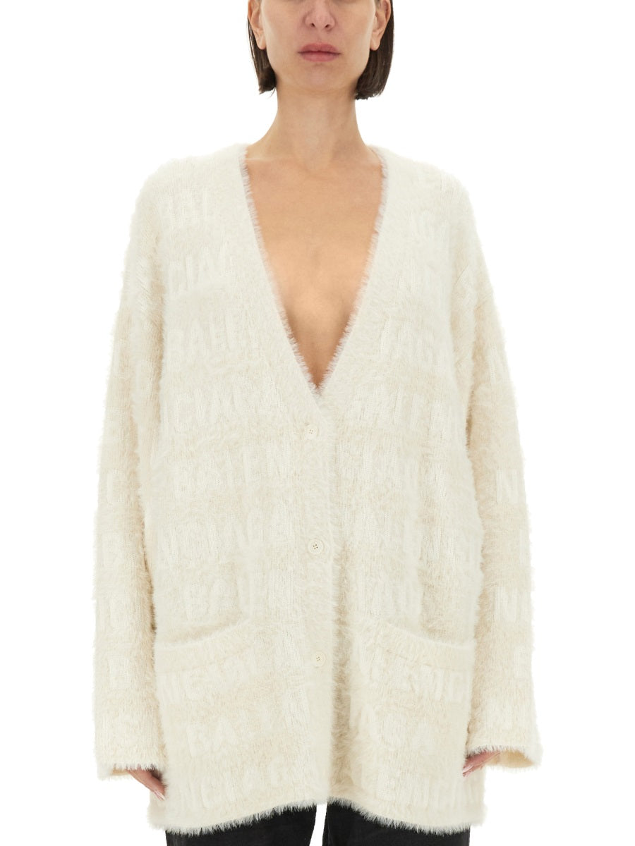 Balenciaga Women V-Neck Cardigan BALENCIAGA