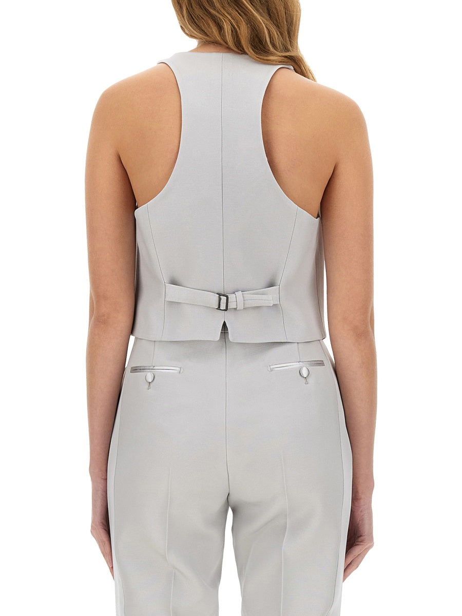 Tom Ford Women "Barathea" Silk Wool Vest TOM FORD