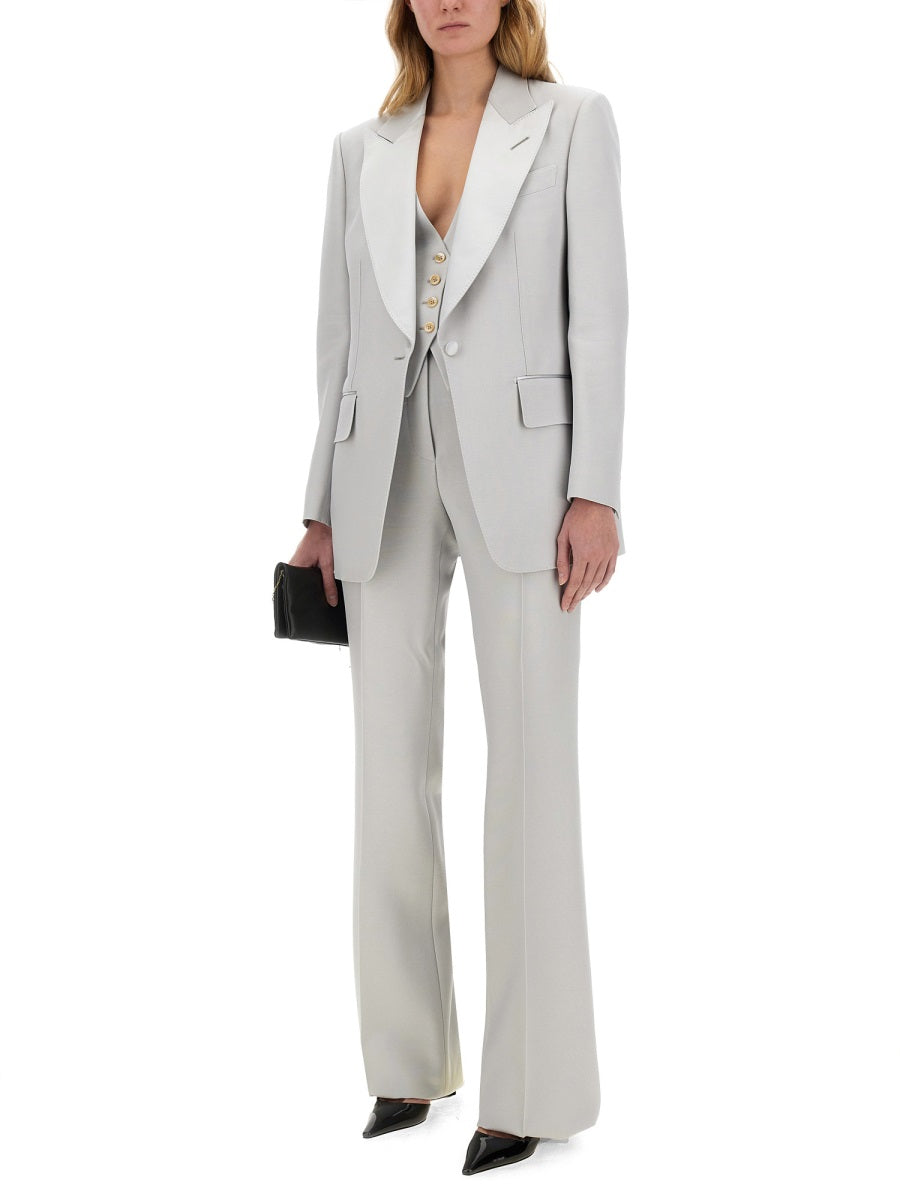 Tom Ford Women Wide Leg Tuxedo Tailored Pants TOM FORD