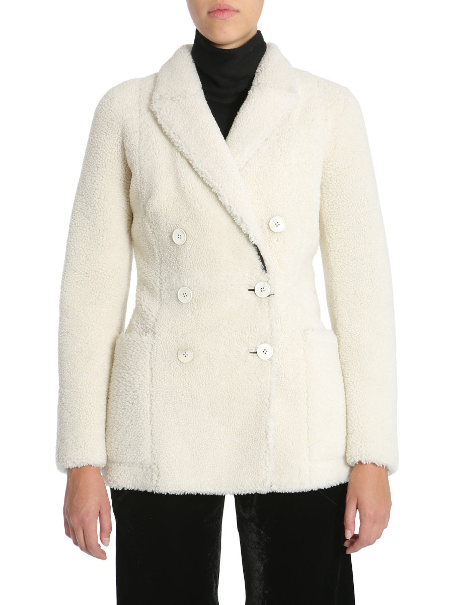 Alexander Mcqueen Women Double Breasted Coat ALEXANDER MCQUEEN