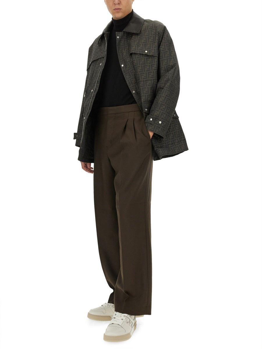 Fendi Men Blouson In Jacquard "Ff" FENDI