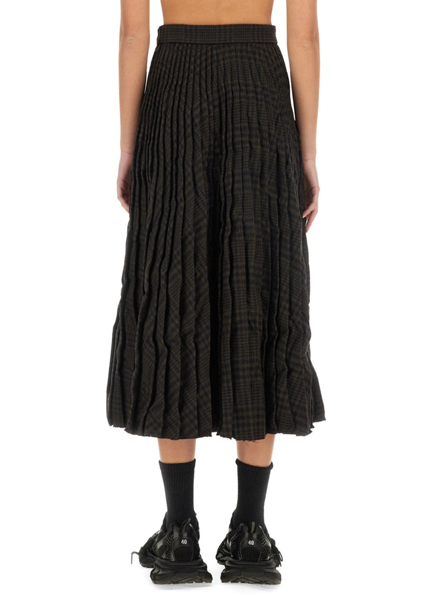 Balenciaga Women Pleated Skirt. BALENCIAGA