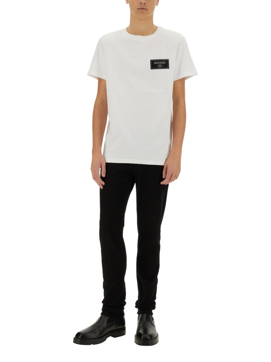 Balmain Men T-Shirt With Logo BALMAIN