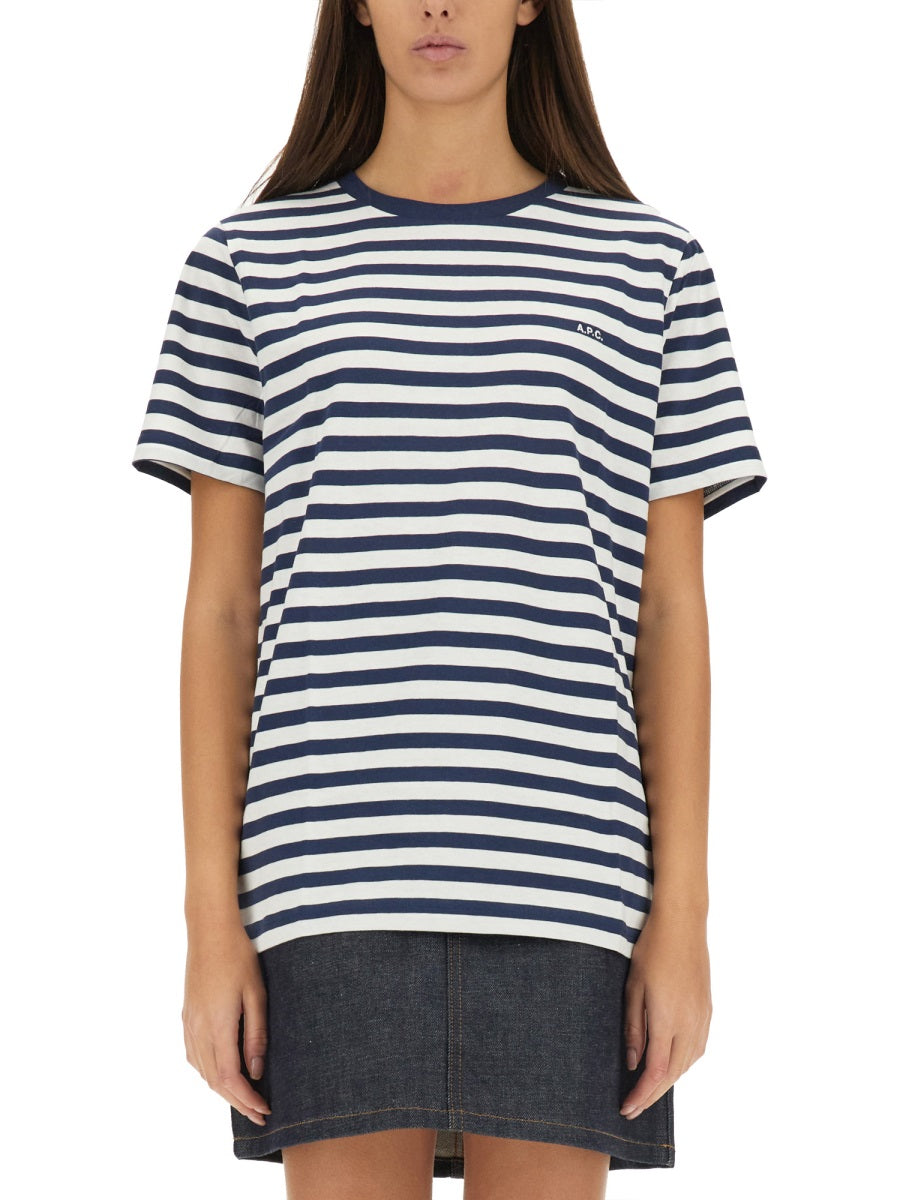 A.P.C. Women Striped T-Shirt A.P.C.
