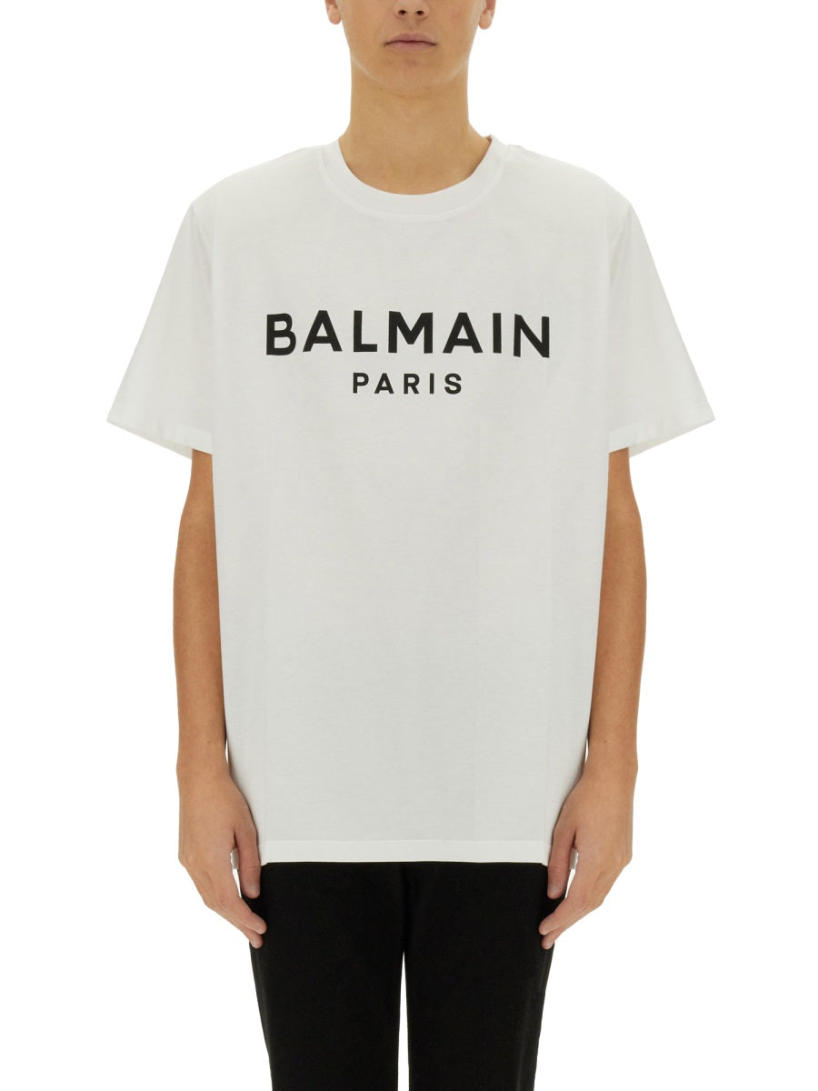 Balmain Men T-Shirt With Logo BALMAIN