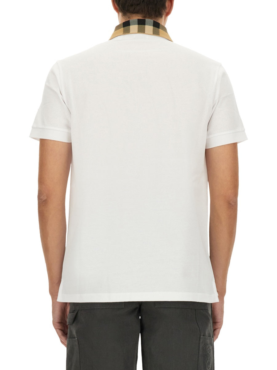 Burberry Men Cotton Pique Polo BURBERRY