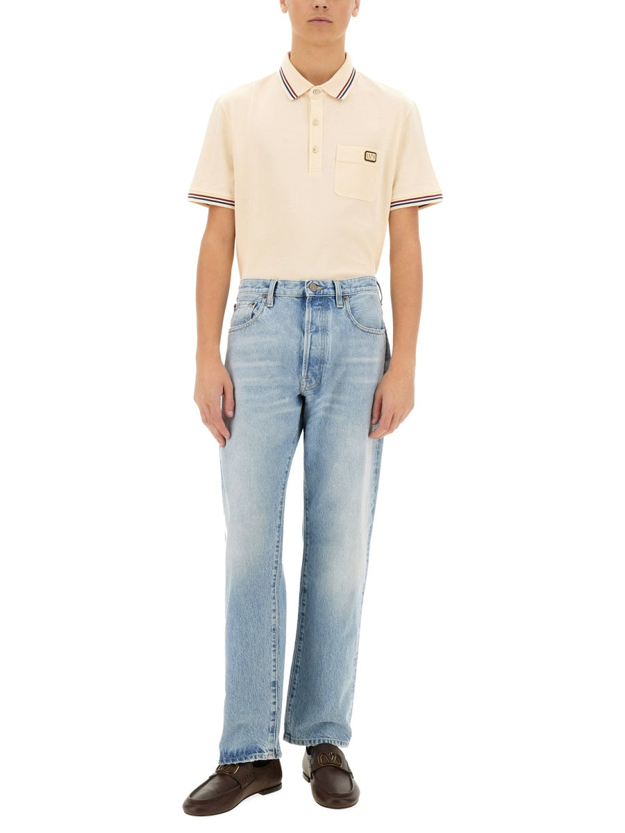 Valentino Men Denim Pants VALENTINO