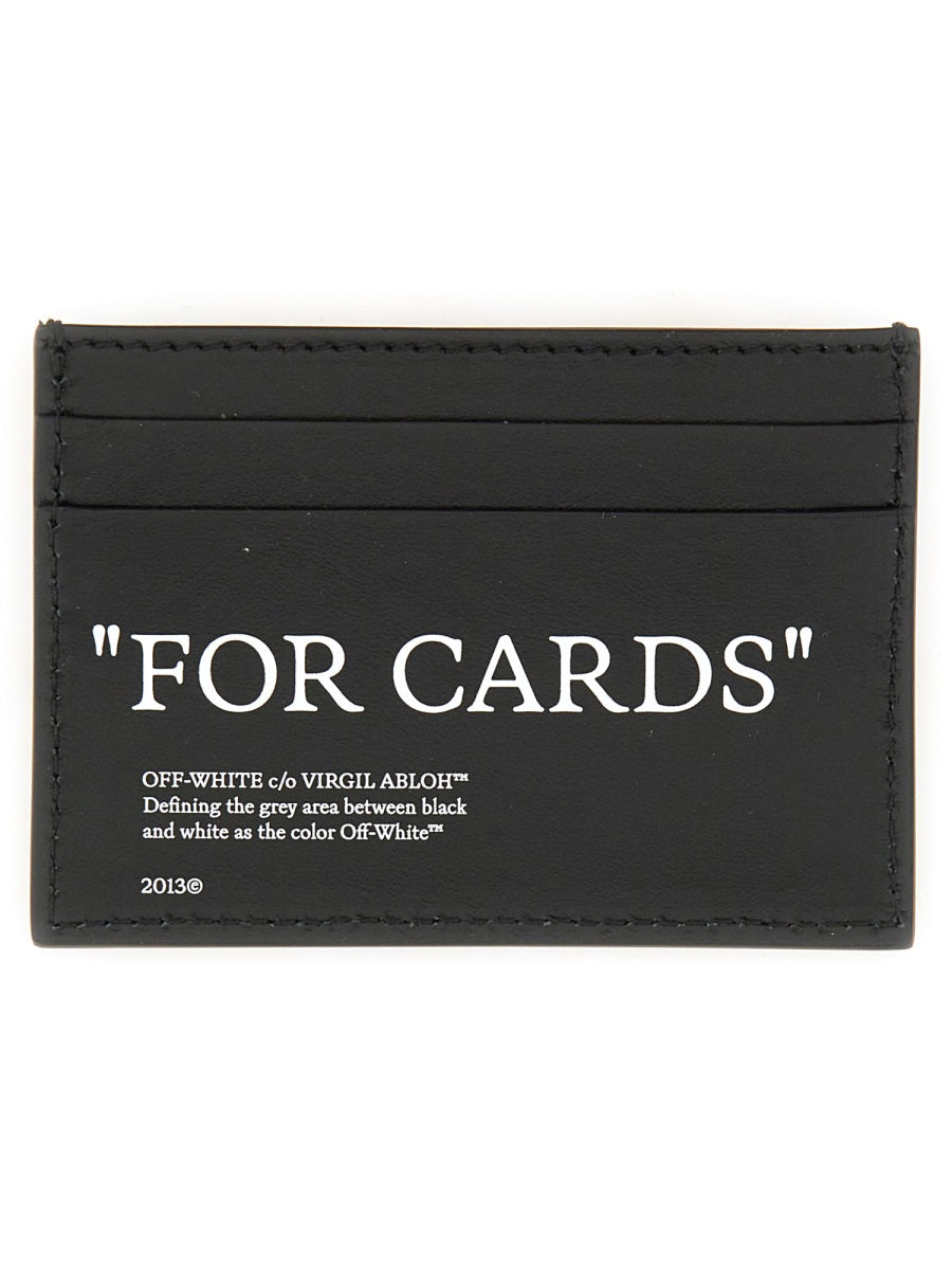 Off-White Men Portacarte "Quote" OFF-WHITE