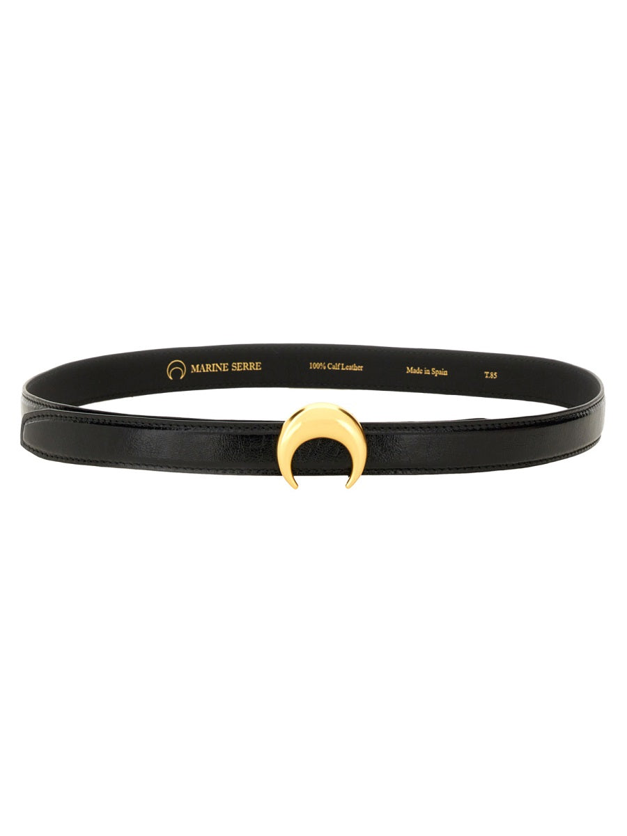Marine Serre Women Belt With Buckle "Moon" MARINE SERRE