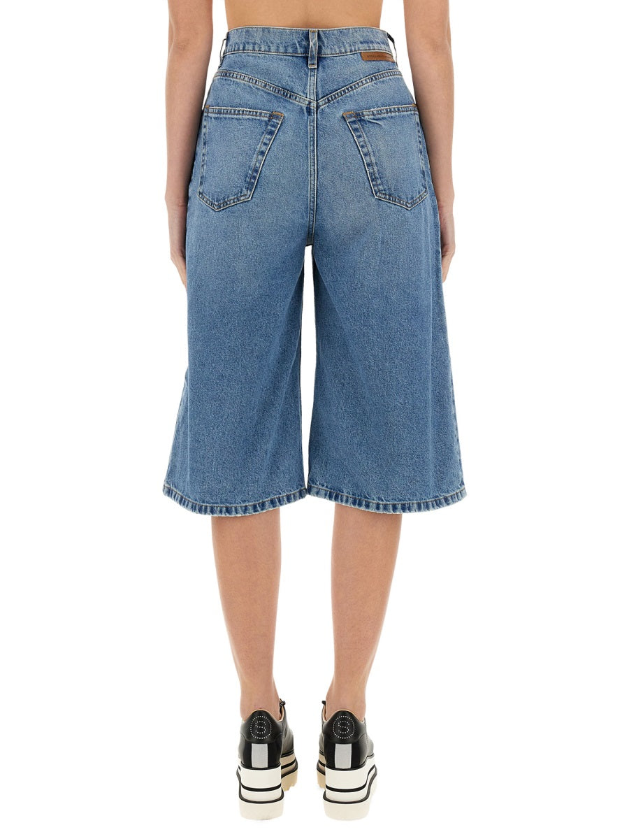 Stella Mccartney Women Denim Bermuda Shorts STELLA MCCARTNEY