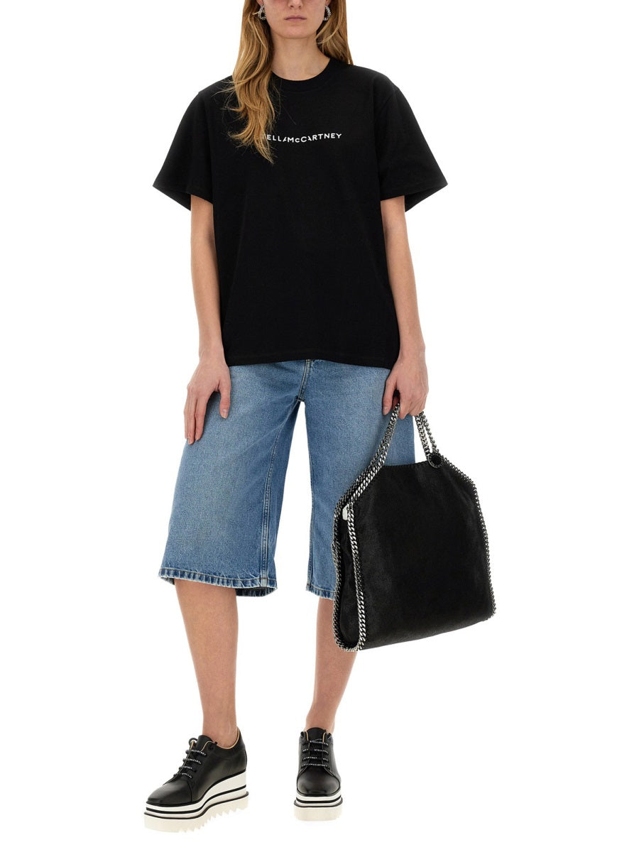 Stella Mccartney Women Denim Bermuda Shorts STELLA MCCARTNEY