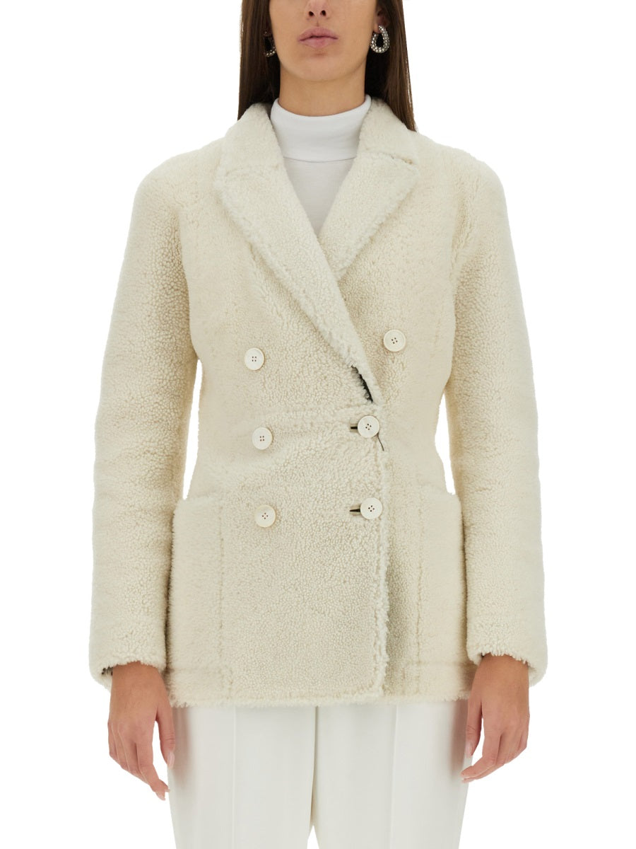 Alexander Mcqueen Women Double Breasted Coat ALEXANDER MCQUEEN