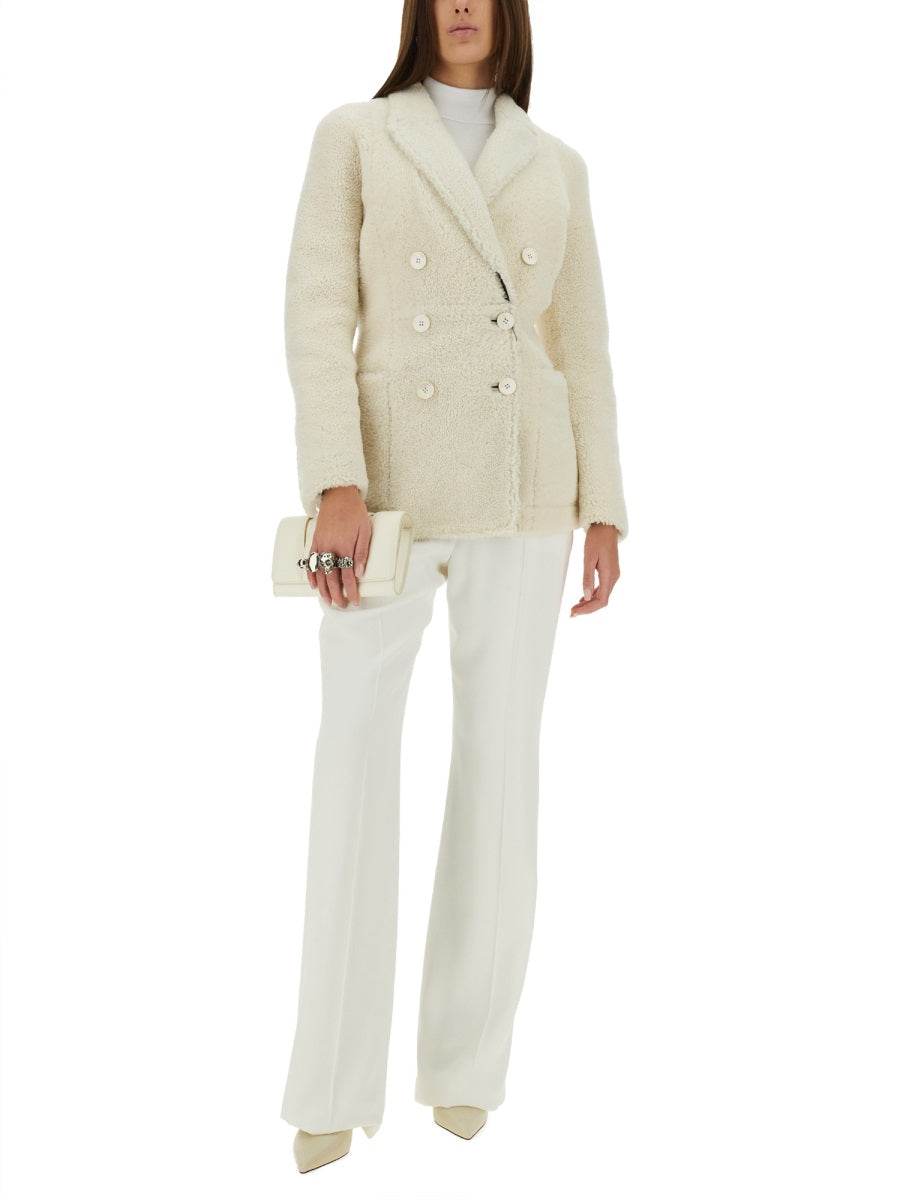 Alexander Mcqueen Women Double Breasted Coat ALEXANDER MCQUEEN