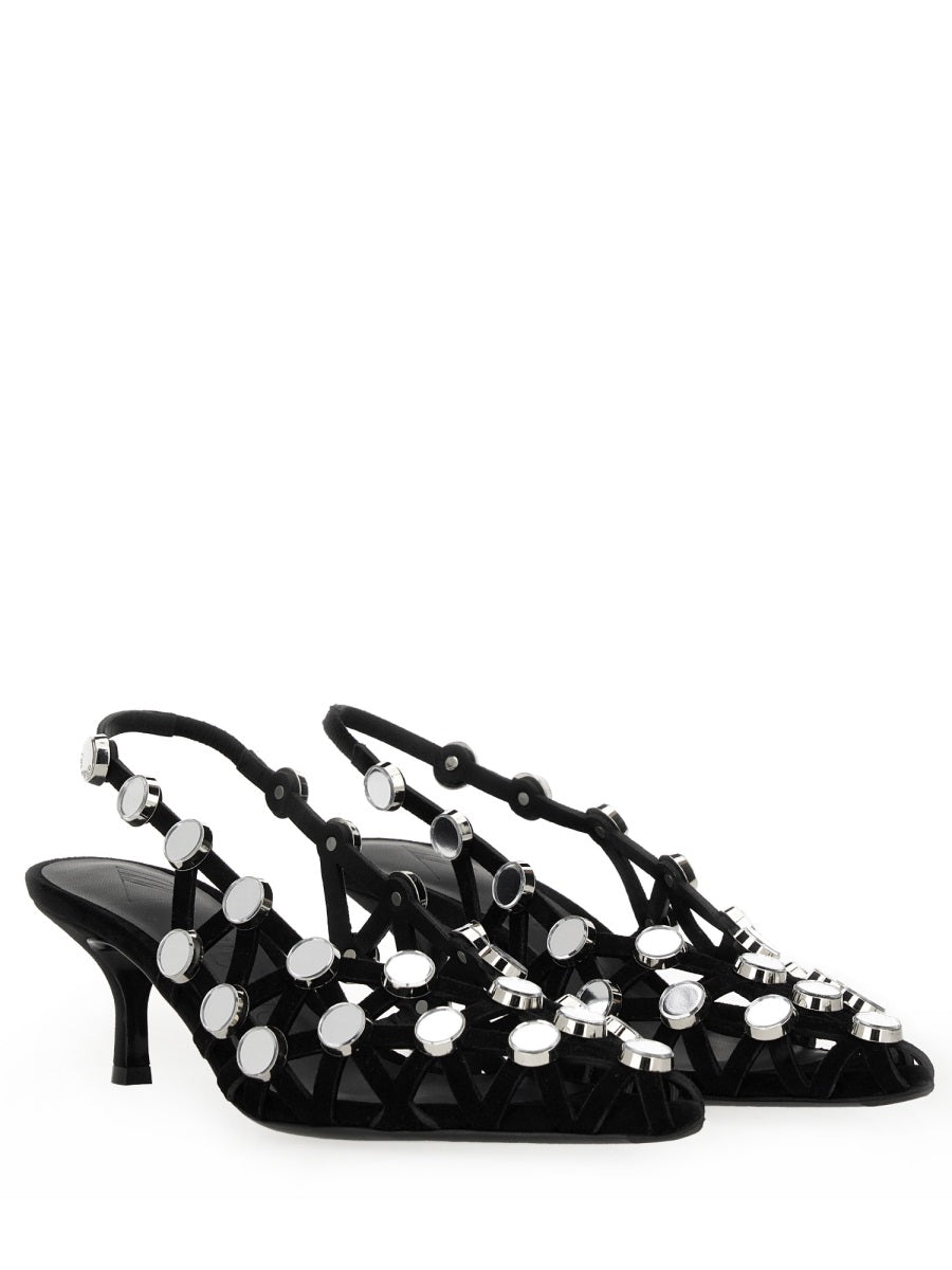 The Attico Women Slingback "Grid" THE ATTICO