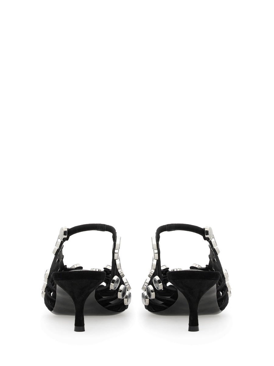 The Attico Women Slingback "Grid" THE ATTICO