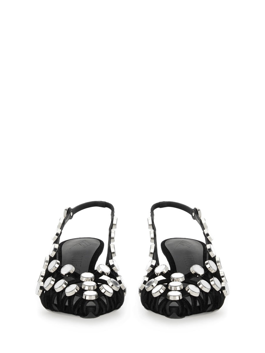The Attico Women Slingback "Grid" THE ATTICO
