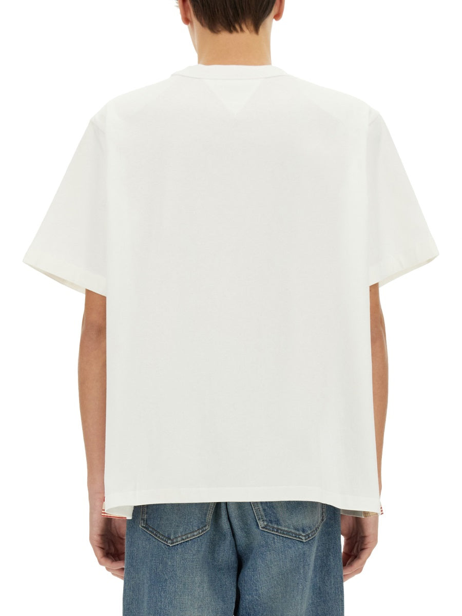 Bottega Veneta Men Checkered T-Shirt Made Of Soft Cotton Jersey BOTTEGA VENETA