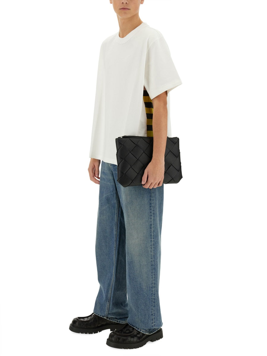 Bottega Veneta Men Checkered T-Shirt Made Of Soft Cotton Jersey BOTTEGA VENETA