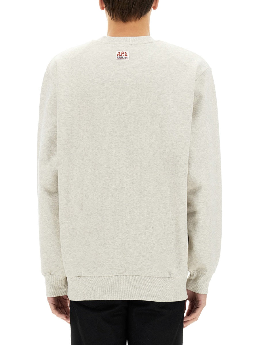 A.P.C. Men Sweatshirt With Logo A.P.C.