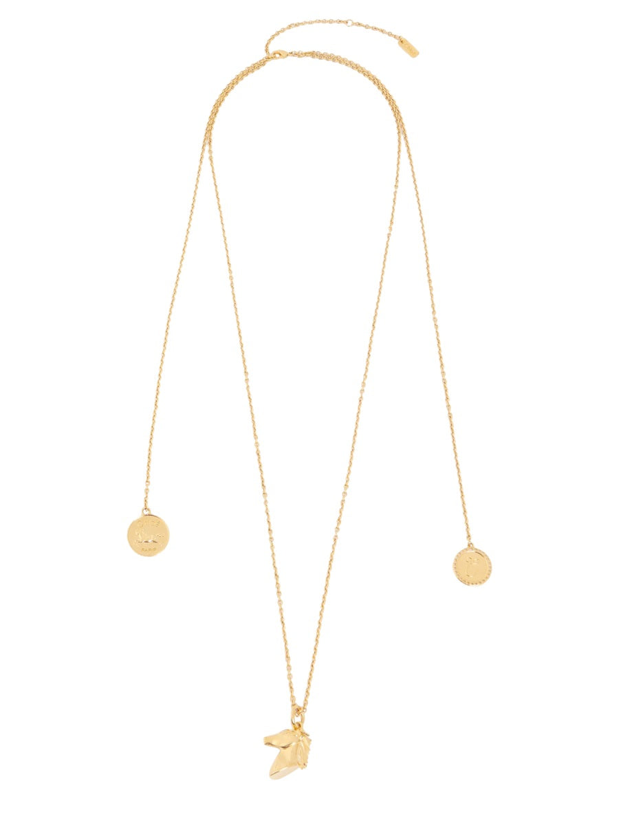 Chloé Women Collana In Ottone CHLOE