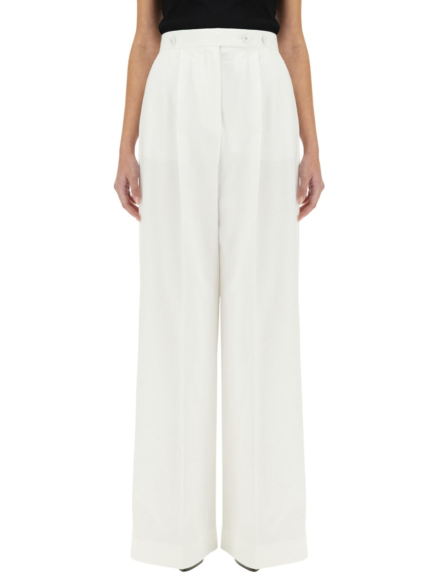 Givenchy Women Cotton Pleated Pants GIVENCHY