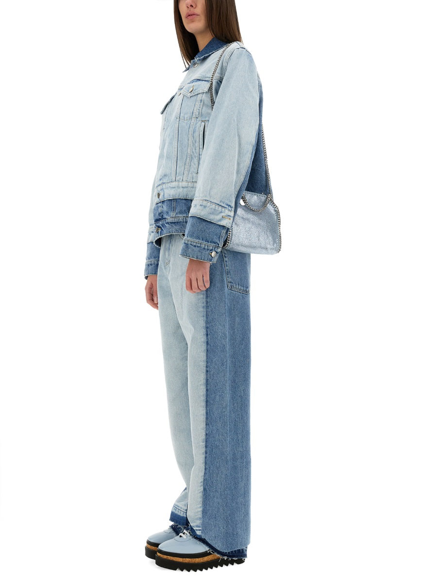 Stella Mccartney Women Straight-Leg Jeans With Contrasting Panels STELLA MCCARTNEY