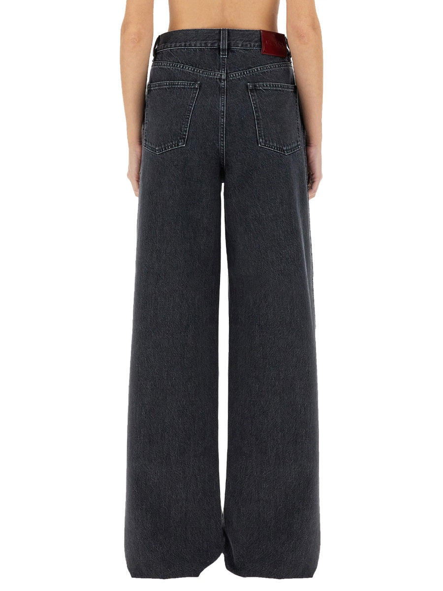 Gucci Women Wide Leg Denim Pants GUCCI
