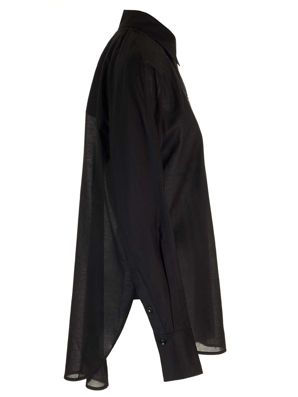 Toteme Women Cotton Shirt With Kimono Sleeves TOTEME
