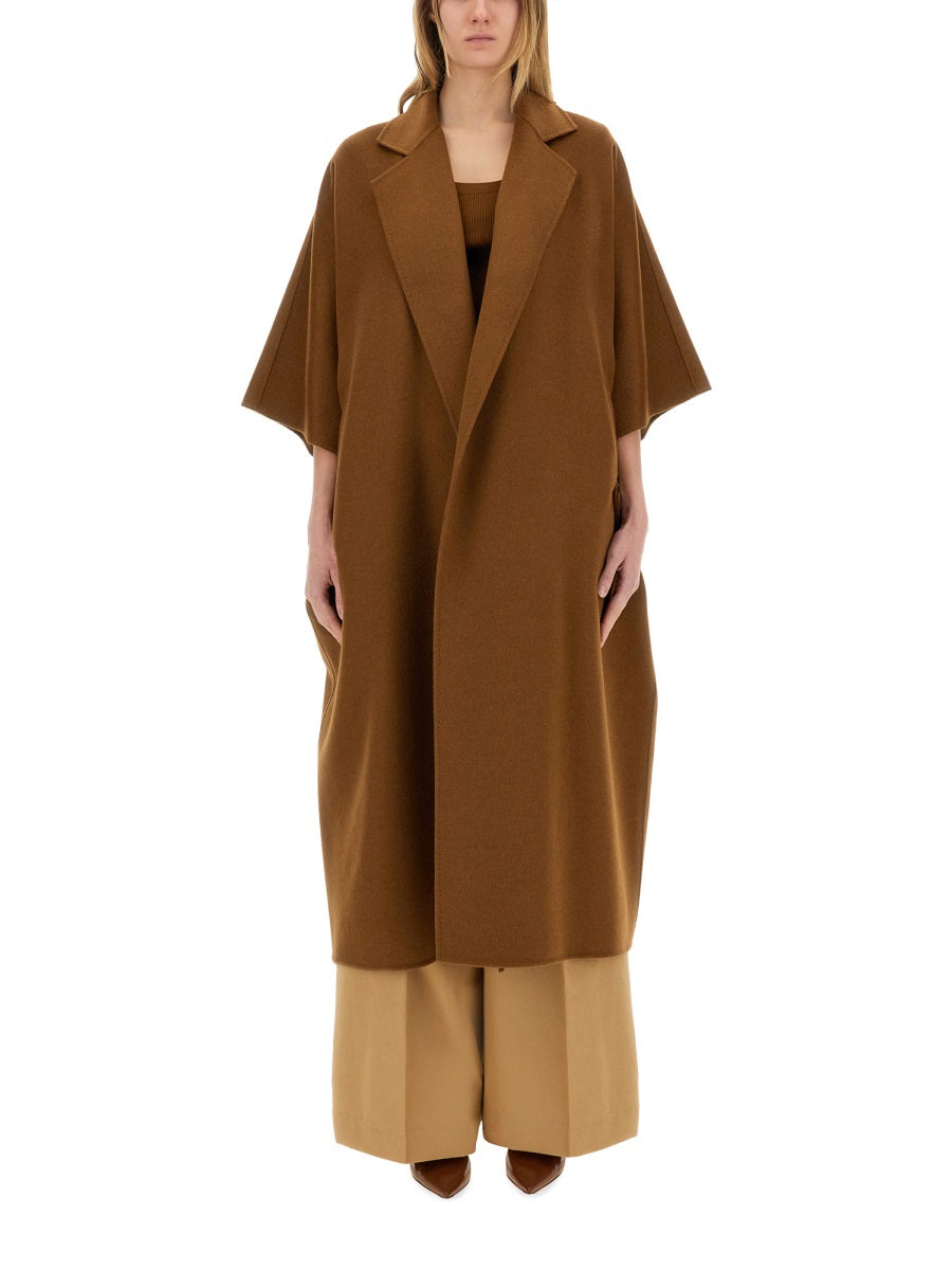 Max Mara Women Camel Drap Cape Coat MAX MARA