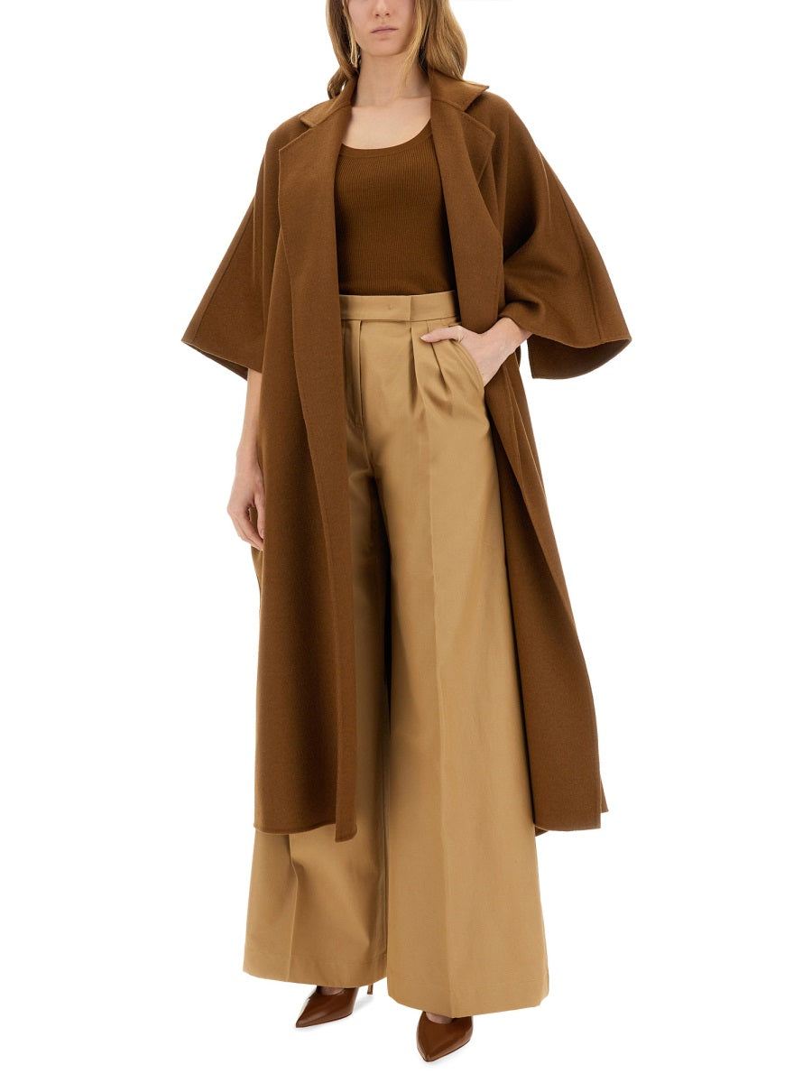 Max Mara Women Camel Drap Cape Coat MAX MARA