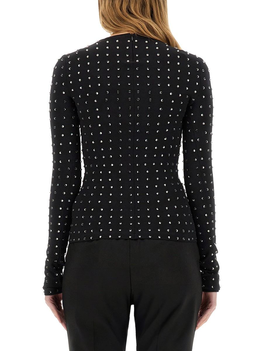 Sportmax Women "Negus" Top With Crystals SPORTMAX