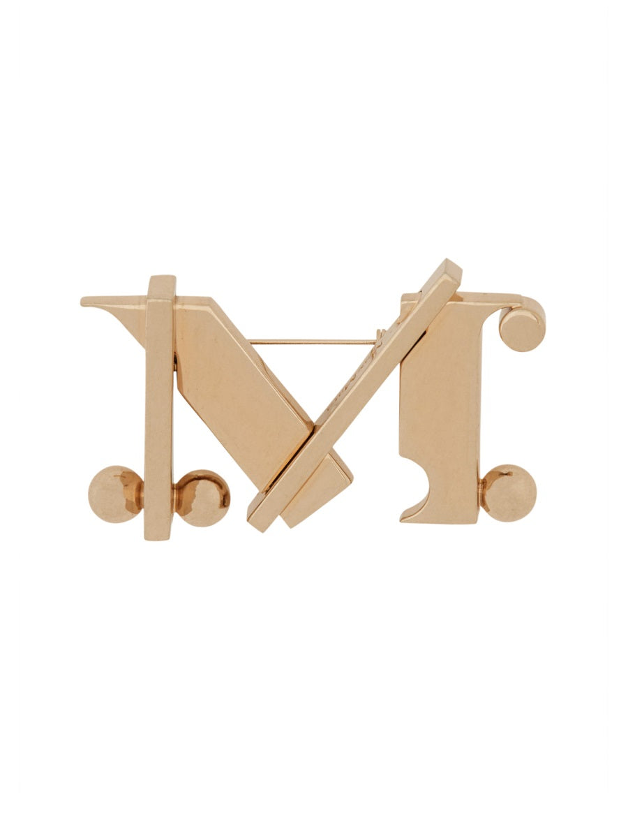 Max Mara Women Monogram Brooch MAX MARA