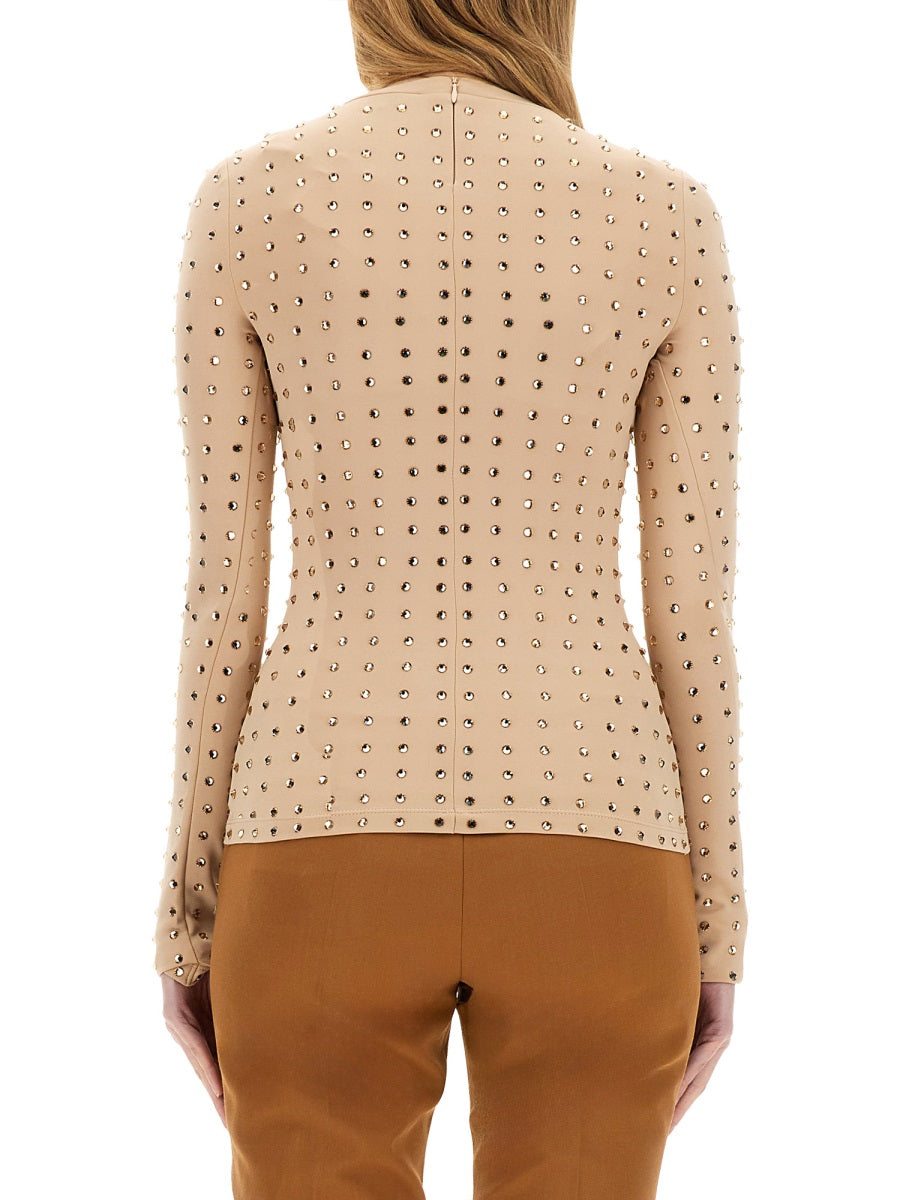 Sportmax Women "Negus" Top With Crystals SPORTMAX