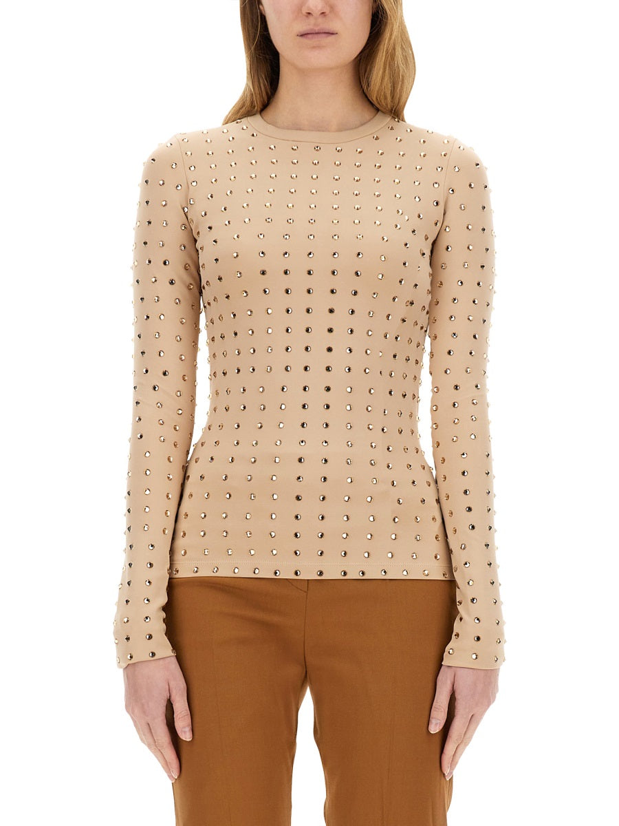 Sportmax Women "Negus" Top With Crystals SPORTMAX