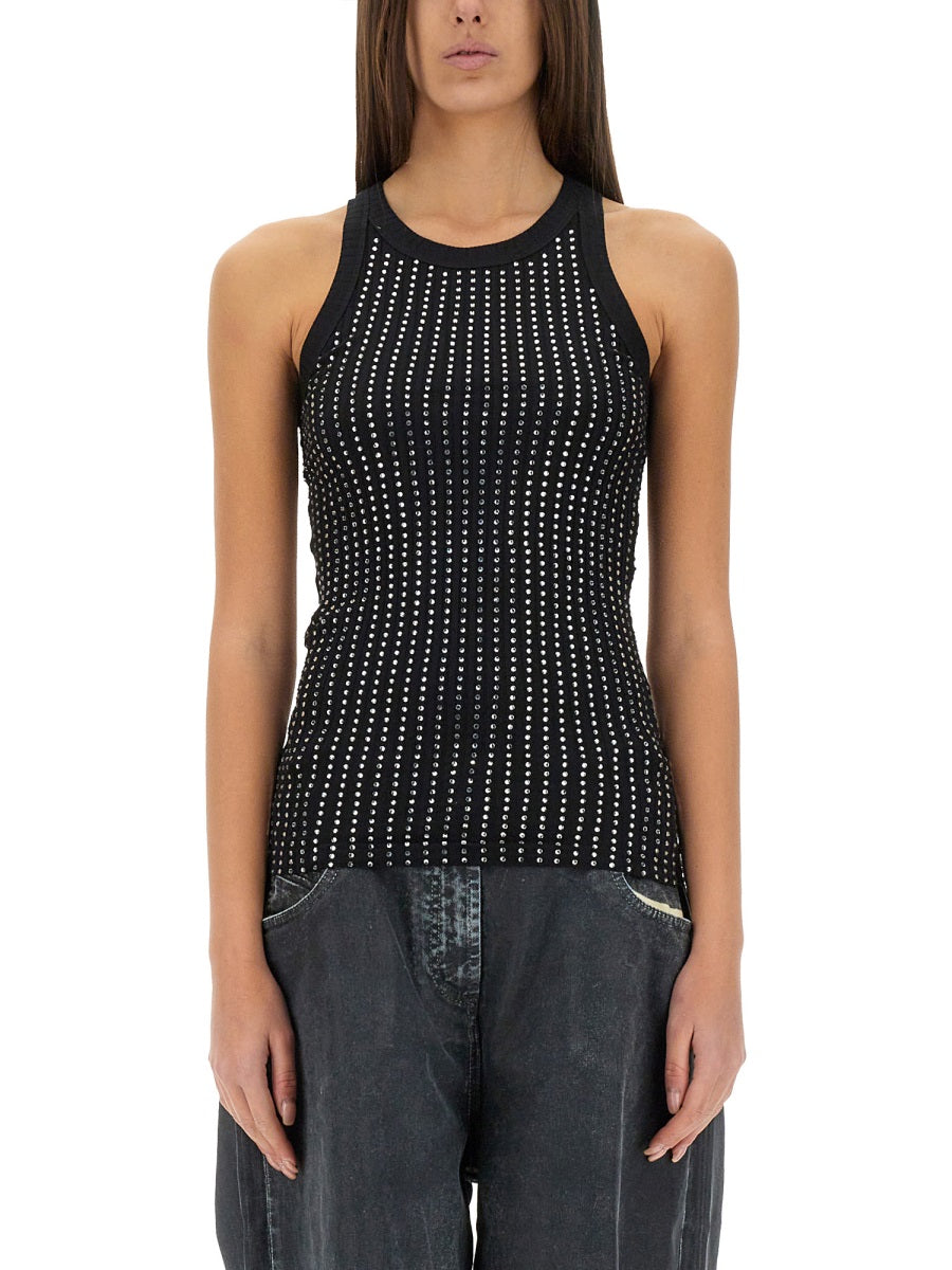The Attico Women Tank Top "Black" THE ATTICO